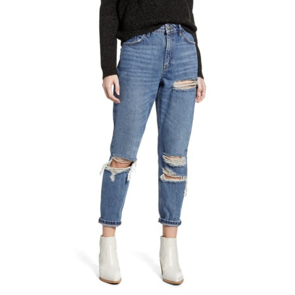 Topshop | Jeans | Topshop Ripped Mom 